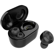 Earbud Nirkabel Sejati Headphone Bluetooth dengan Mikrofon